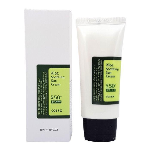 +++ COSRX Aloe Soothing Sun Cream SPF50 PA واقي الشمس بخلاصة الصبار