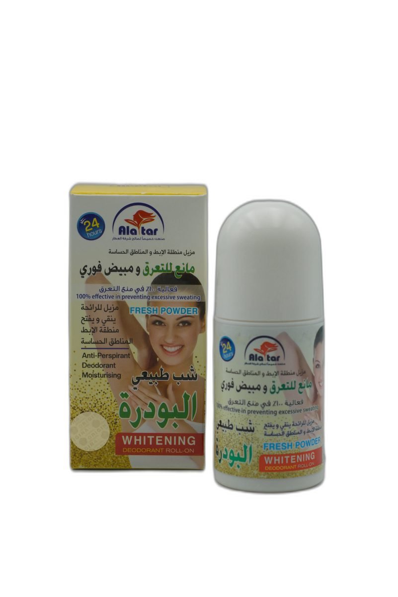 مزيل العرق برائحة البودرة للتفتيح من العطار
