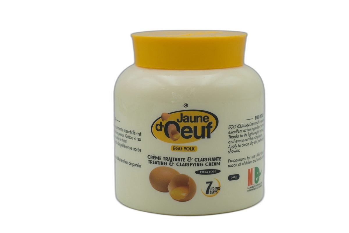 كريم Jaune d’Oeuf (قشدة صفار البيض) المعالج والمُشعِّب – ٣٠٠ جم