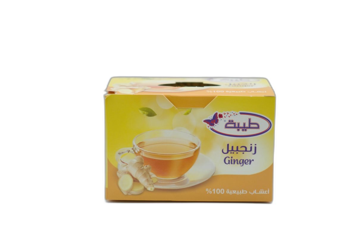 تــيبا أعشاب طبيعية بالزنجبيل – 25 كيس
